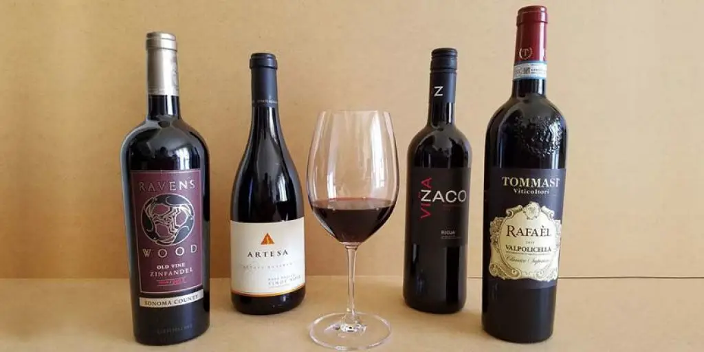 Tipos de Vino Tinto