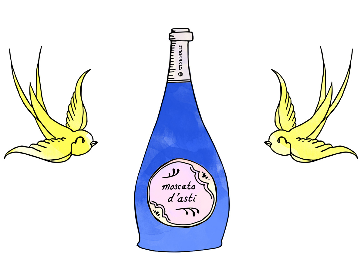 La magia del vino Moscato d'Asti | Aprende vino en Wine Folly