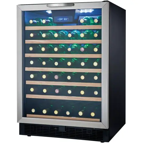 Danby DWC508BLS Enfriador de vino de diseño para 50 botellas - Negro / Inoxidable