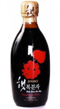 Jinro Bok Bun Ja Joo vino de frambuesa coreano de Ace Spirits