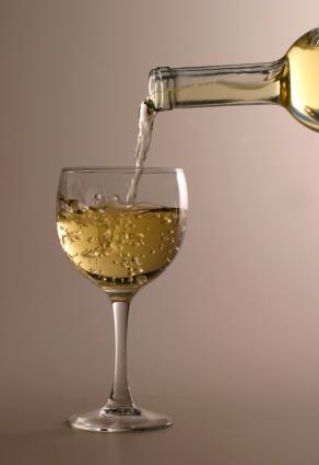 Copa de chardonnay