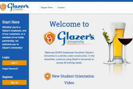 Sitio web de la Universidad de Glazer